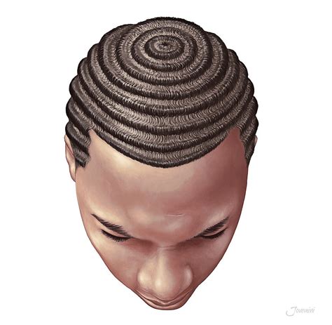 How often should a man get a 360 wave haircut? 360 Waves Drawing Painting by Jovemini ART