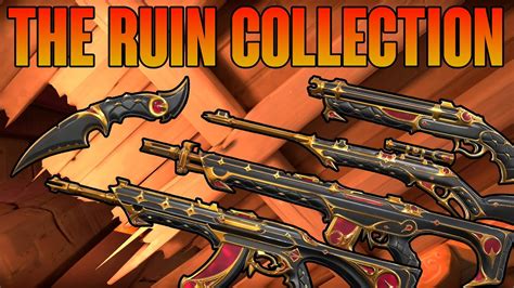 An early look at all the new skins coming in valorant act 3.the collections are called ruin (which includes a karambit!), singularity, serenity and. RUIN SKINS COLLECTION SHOWCASE (BATTLEPASS ACT 3 SKINS ...