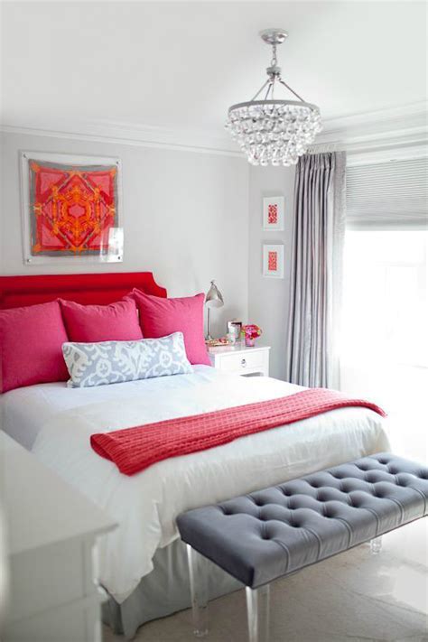 Gray black and red bedroom color scheme. 22 Beautiful Bedroom Color Schemes - Decoholic