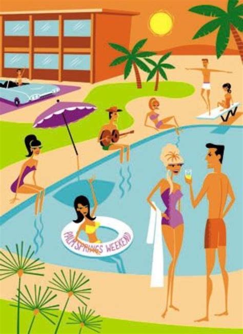 Maybe you would like to learn more about one of these? SHAG Josh Agle "Palm Springs Weekend" Serigraph Art Print ...