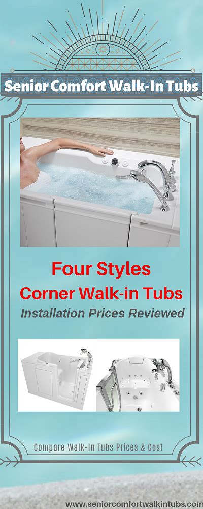 This kohler bathtub that features an elegant design has a simple installation procedure. Four Styles Corner Walk-in Tubs Installation Prices ...