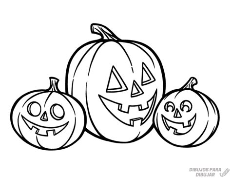 Fun interactive printable halloween pumpkins coloring pages for kids to color online. ᐈ Dibujos de Calabazas【90】Para este Halloween