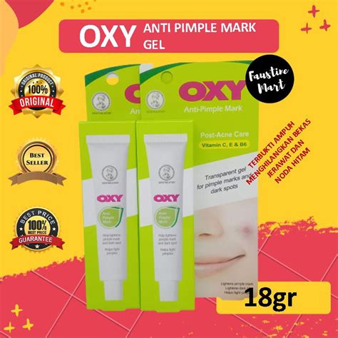 Page 1 of 1 start overpage 1 of 1. OXY ANTI PIMPLE MARK GEL 18gr / 100% ORI / PENGHILANG ...