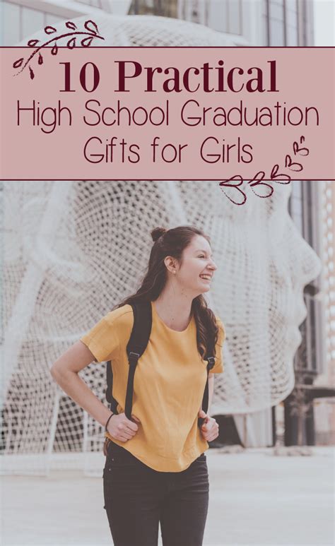 One of the best ways to congratulate your friend or family member on their accomplishment is to give them a thoughtful, handcrafted present. 10 Practical High School Graduation Gifts for Girls | High ...