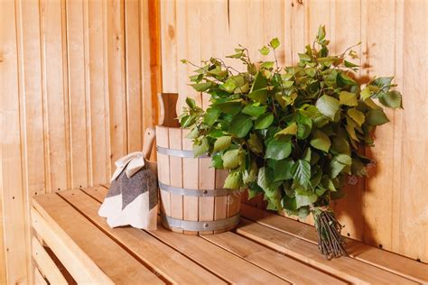 Традиционная старая русская баня spa concept. детали интерьера финская ...