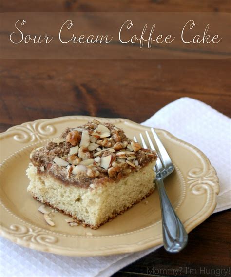 Beat eggs and sour cream into butter mixture until smooth. MIH Recipe Blog: Sour Cream Coffee Cake