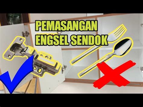 Pasang #engselsendok #dirumahaja memasang engsel sendok ternyata enggak terlalu susah, yang penting ada mata bor buat. cara pasang engsel sendok || pintu kitchen set atas ...