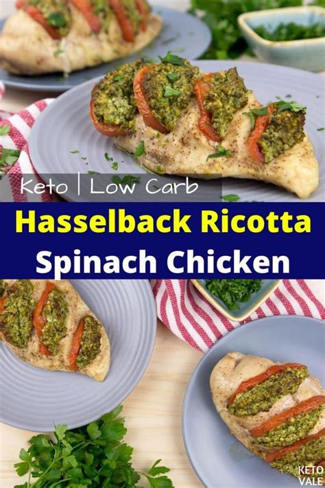 Feb 21, 2020 · a luxurious sauce spiked with white wine and capped with creamy ricotta salata is the best way to say i love you. Easy Keto Hasselback Ricotta Spinach Chicken Low Carb ...