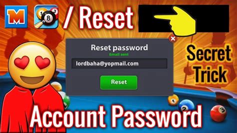 How do i reset my 8ball pool account on facebook? How To Reset 8 Ball Pool Account Password | New Trick is ...