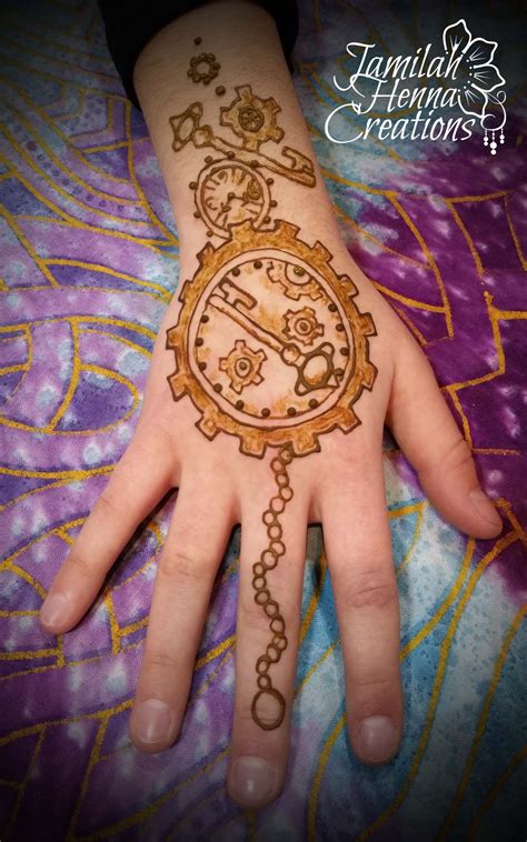 Picking a proper henna black paste for your tattoo. SteamPunk Henna www.JamilahHennaCreations.com | Henna ink ...