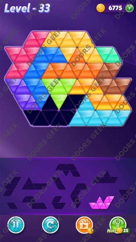 Hexa puzzle is a tetris style exciting block puzzle game. Block! Triangle Puzzle 11 Mania Level 33 Solution ~ Doors Geek