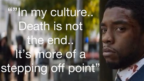Black panther, starring chadwick boseman is a legendary film. RIP Chadwick Boseman - Death Is Not The End scene from ...