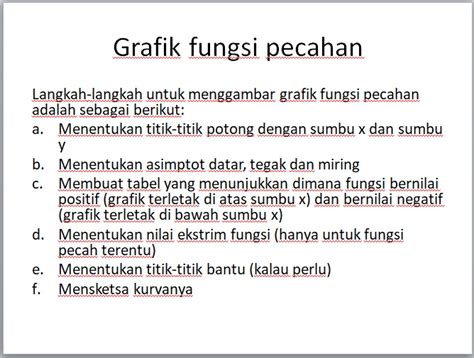 Berikut terdapat beberapa sifat akar dan pangkat yang sering dipakai, atara lain: fungsi pecahan (rasional)