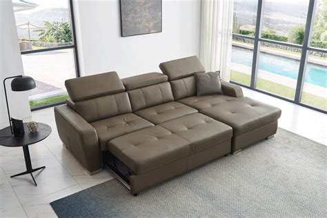 Nosc columbus ohio, columbus, ohio. Stylish Sectional with Chrome Legs High Quality Leather ...