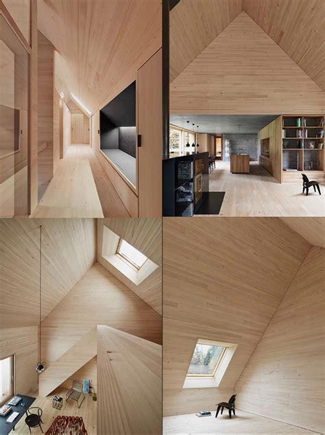 Bedrooms and a children's playroom are located on the floor above. Haus am Moor - Austria - The Cool Hunter - The Cool Hunter