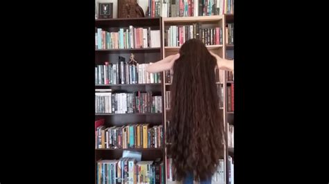Considerable Long hair after washing. - YouTube