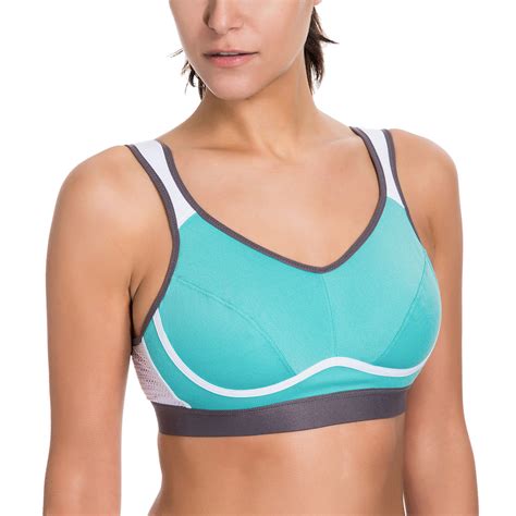 Our brand name volleyball sports bras can be worn for fitness or as a beach cute bras. Women's High Impact Support Bounce Control Plus Size ...