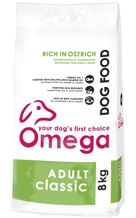 One such extremely important nutrient is omega 3 essential fatty acids. Omega: Classic Adult Dog Food - Ostrich - Door to Paw