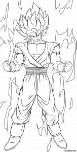 More than 100 images of dragons to print. Printable Goku Coloring Pages For Kids | Cool2bKids