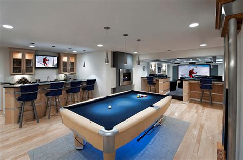 The more a room is used for multiple purposes, the less it feels like a customized escape from the humdrum reality of day to day life. 20 Man Cave Finished Basement Designs You'll Totally Envy ...