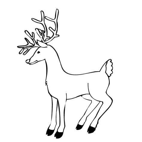 Here is a nice collection of reindeer coloring pages that depict these animals in humorous as well as realistic ways. Free Printable Reindeer Coloring Pages For Kids