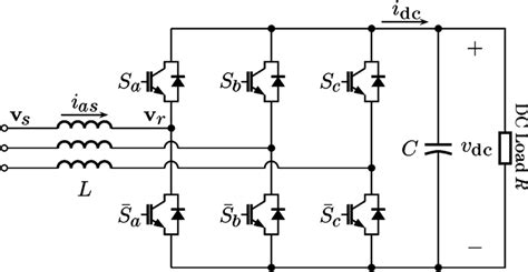 The addition of a sufficiently large filtering inductor can result in negligible output voltage ripple but. Circuit diagram of a three-phase boost-type rectifier system. | Download Scientific Diagram