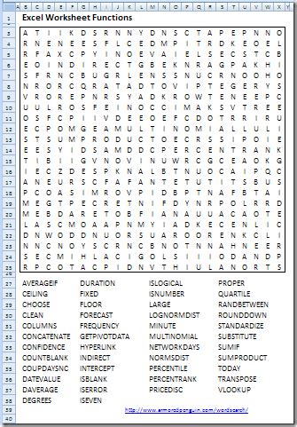 A variety of options are available including font size, font style, lowercase or uppercase letters, grid shape before you create your puzzle, you might also want to highlight your word list and press ctrl+c to keep a copy of it on your computer's clipboard. My Head Hurts So Please Work Quietly - Contextures Blog