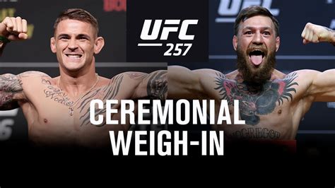 Mcgregor 2 was a mixed martial arts event produced by the ultimate fighting championship that took place on january 24, 2021 at the etihad arena on yas island, abu dhabi. Ceremonia ważenia przed UFC 257 na żywo od 16:00 na MMA.pl ...