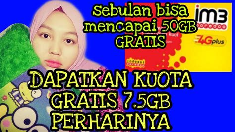 Jika membicarakan sesuatu yang bersifat gratis memang sangat menyenangkan, terlebih lagi tentang internet gratis. CARA DAPAT KUOTA GRATIS DARI INDOSAT IM3 - YouTube