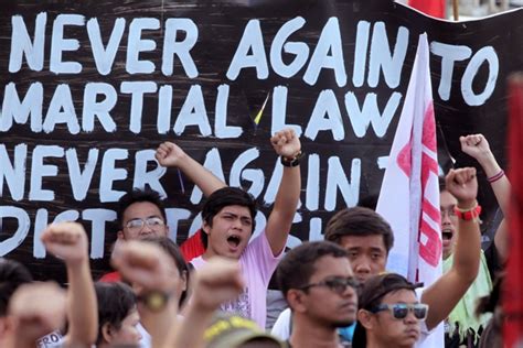 Martial law is the temporary imposition of direct military control of normal civil functions or suspension of civil law by a government, especially in response to a temporary emergency where civil forces are overwhelmed, or in an occupied territory. How the Marcos Dictatorship Made Duterte Happen: Human ...