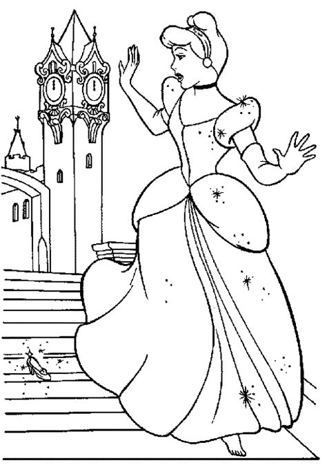 Find fun coloring pages to occupy your child. Cinderella Shoe Coloring Pages at GetColorings.com | Free ...