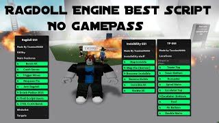 Strange looking potion gamepass gameplay in roblox ragdoll engine. how to download scripts for roblox ragdoll engine ...