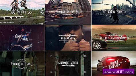 Grunge stomp typography opener | after effects template. Videohive Grunge Vintage Slideshow Titles » free after ...