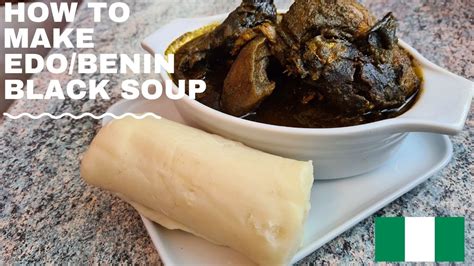 It helps to ensure your filling. How To Make Nigerian black soup | QUEEN E TV - YouTube