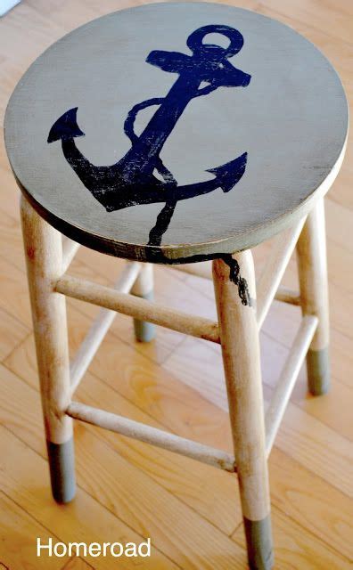 A Nautical Stool Makeover | Stool makeover, Nautical home ... Grab a cold drink and make yourself comfortable in the polywood® nautical bar chair.