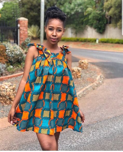 Robe africaine tendance afrique femme petite robe en pagne. Robe Jeune Fille Tendance Enpagne : Pin By Venylla Etoundi ...