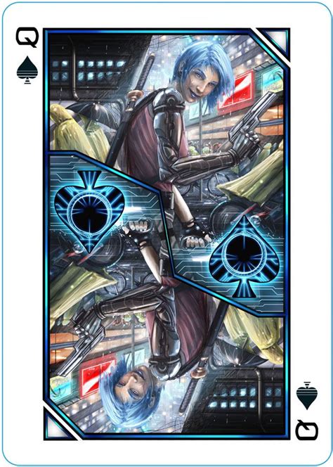 Maybe you would like to learn more about one of these? The Queen of Spades from the Synthesis deck | Playing ...