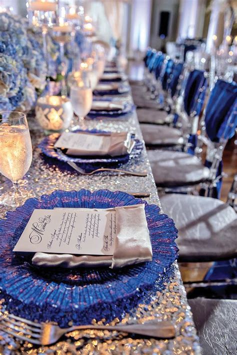 Take a look at the different royal blue wedding invitation designs from our incredible designers. Luxurious Cobalt Blue & Silver Atlanta Wedding: Nikia ...