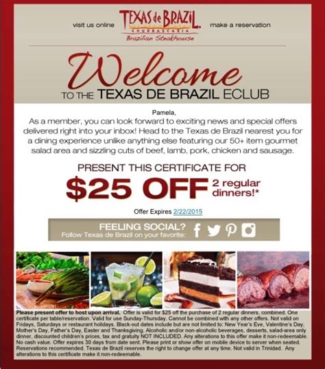 Brazil dos not have a thanksgiving holiday, so it is not largely celebrated. Texas de Brazil - Steakhouses - 350 The Bridge St ...