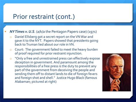 Leave decisions about national security to the exec. PPT - Chapter 19: Freedom of Speech Honors Classes, Dec ...