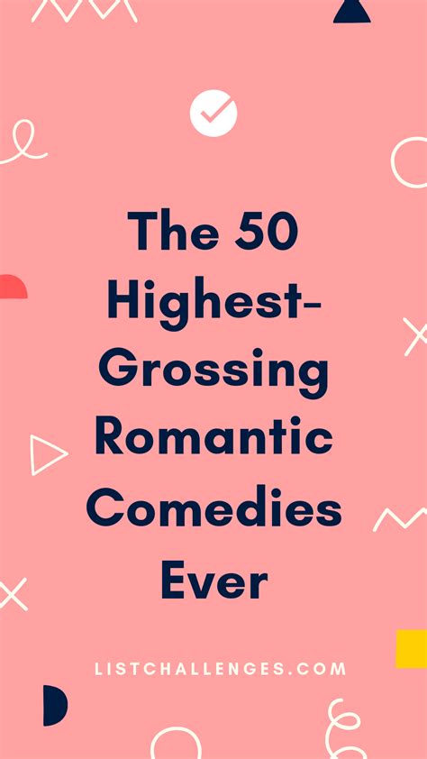 Here is the top 100 grossing romantic comedies of all time according to box office mojo. Highest-Grossing Romantic Comedies (With images) | Top ...