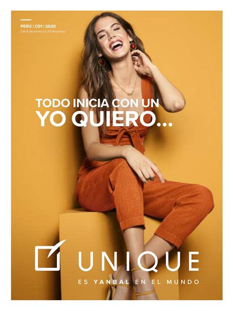 Catálogo Unique - Campaña 01 de 2020 by Cosméticos Perú - Issuu