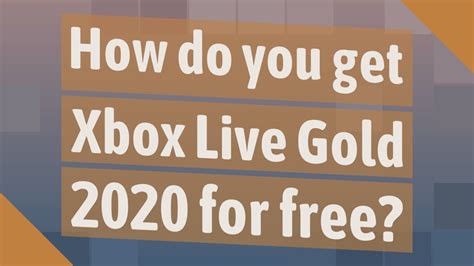 It will help you to keep track of all the details about your kids. How do you get Xbox Live Gold 2020 for free? - YouTube