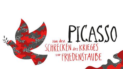 Picasso's white pigeon, which symbolizes freedom, becomes the emess' war pigeon. Picasso zwischen Guernica und Friedenstaube - SVWL.eu