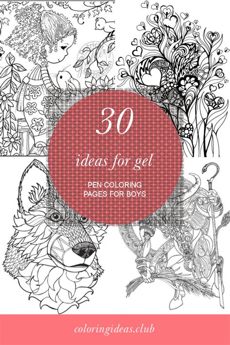 Now that you've seen all the projects we found using free printable coloring pages for adults, check out this video of how to make the bird canvas (project #10). 30 Ideas for Gel Pen Coloring Pages for Boys | Coloring ...