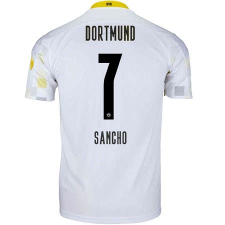 Jadon malik sancho is an english professional footballer who plays as a winger for premier league club manchester united and the england nat. Borussia Dortmund Jadon Sancho 7 Third Shirt 2020/2021