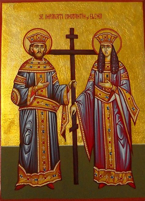 Despre imparateasa helena, mama sa, se spune ca ar fi descoperit, in timpul unui. MISTIC-ART-ICON: Sfintii Imparati Constantin si Elena