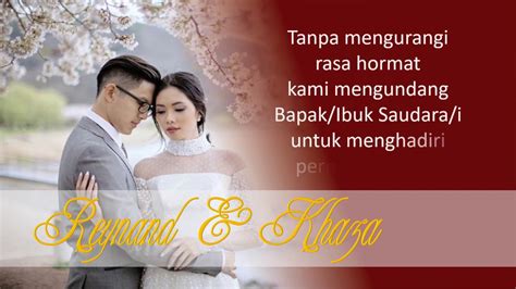 Download edit kartu undangan 📜 pembuat undangan digital apk untuk android. Template Undangan Pernikahan Digital #AD002 - YouTube