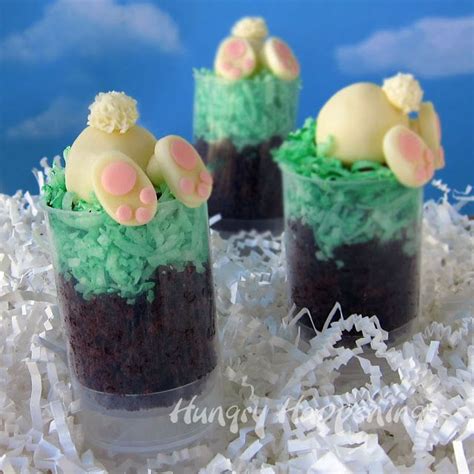 Easter egg hunts are a great way to bring your community together for a springtime gathering. Down The Bunny Hole Push-Up Pop Treats | Easter brunch, Easter cupcakes, Push up pops