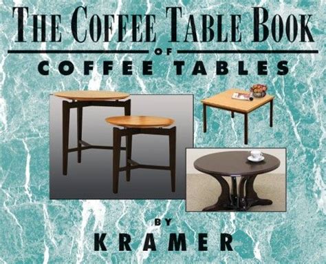 Coffee table books span many different genres, but some of the most common topics include art, fashion, travel and photography. A Coffee Table Book About Coffee Tables by Cosmo Kramer ...